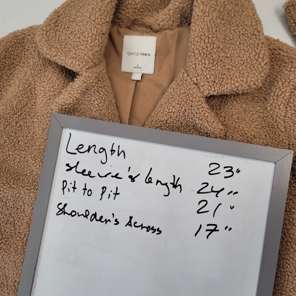 Gentle fawn Teddy short coat - Picture 10 of 10
